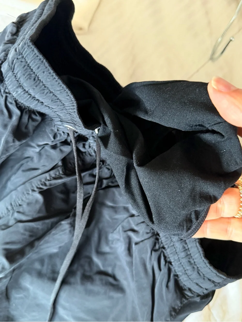 DSQUARED2 Black Drawcord Detail Shorts